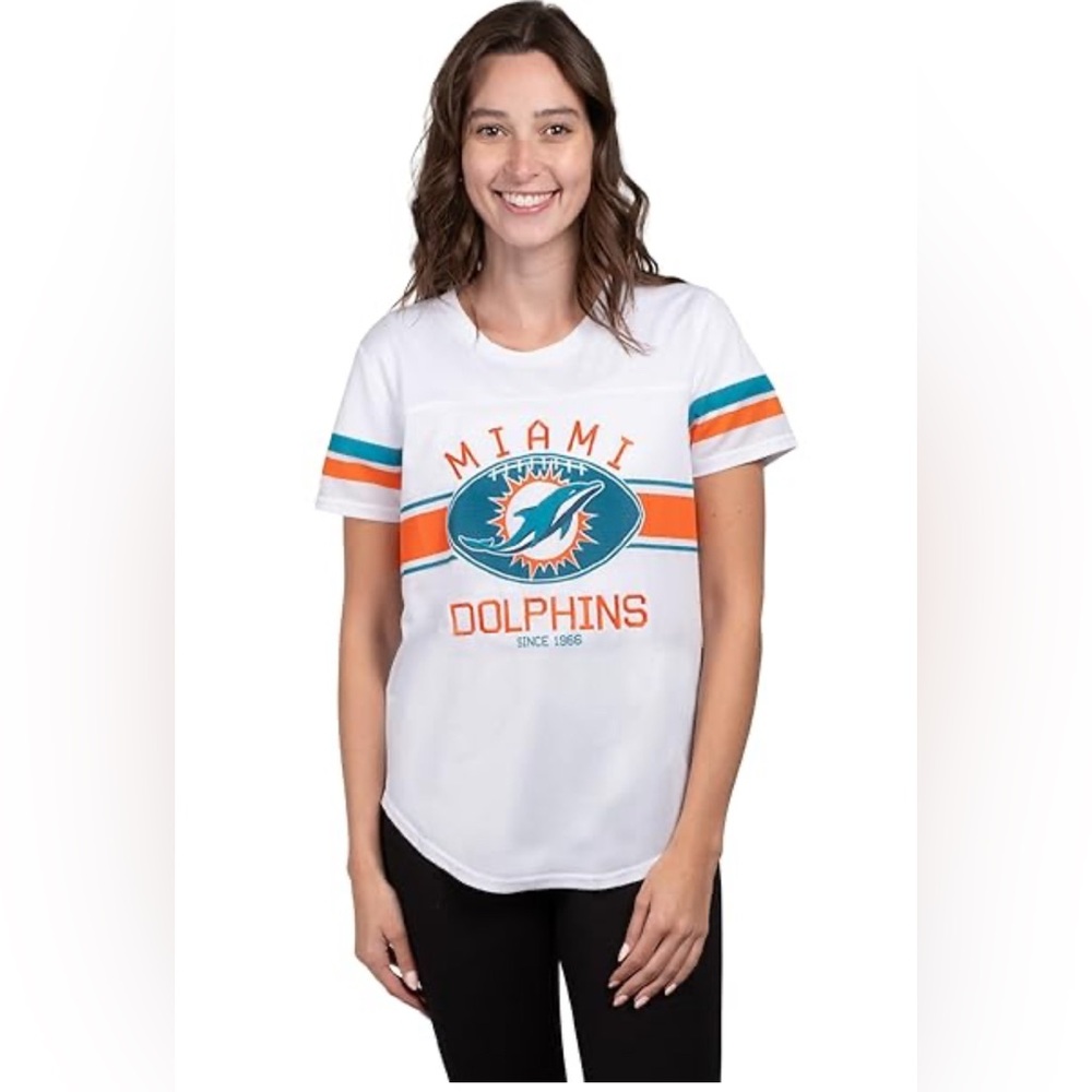 Woman’s NFL Miami Dolphins NWT Shirt Small White